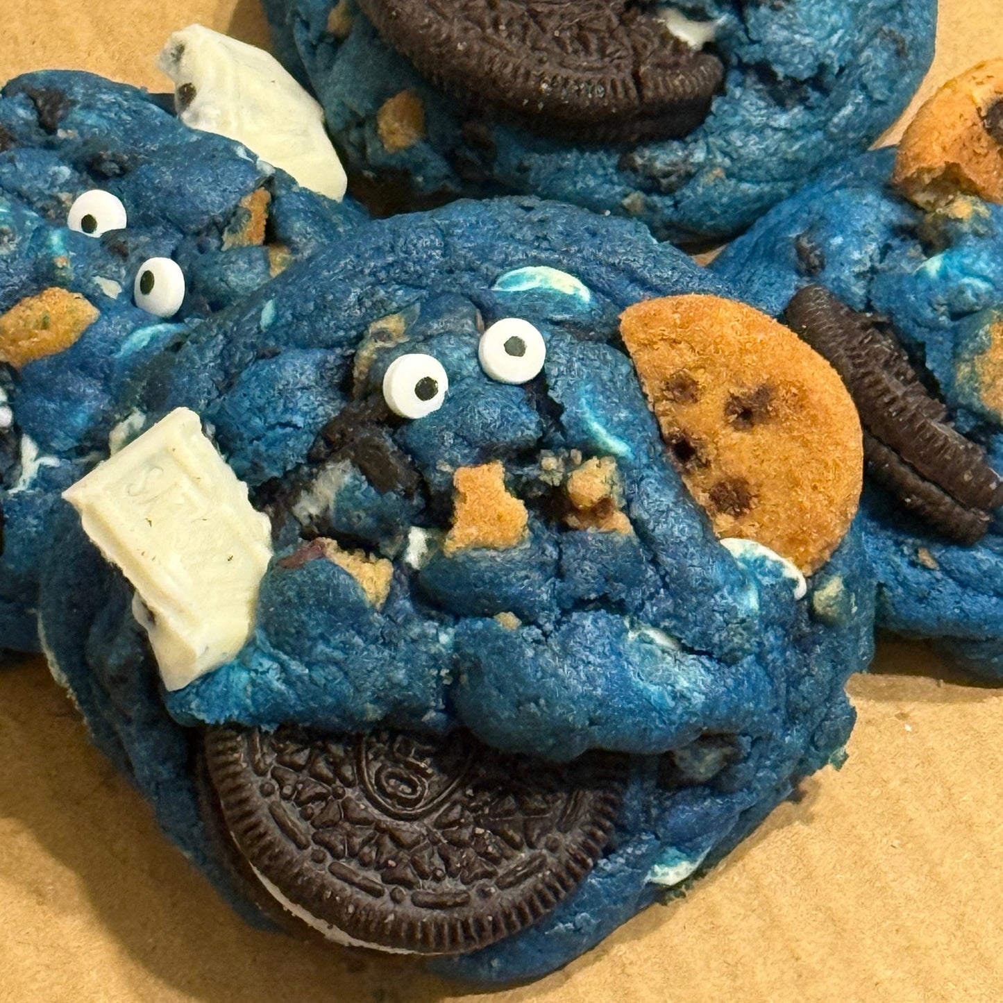 Blue Cookie Overload — handmade cookie by Baked & Blessed Co.