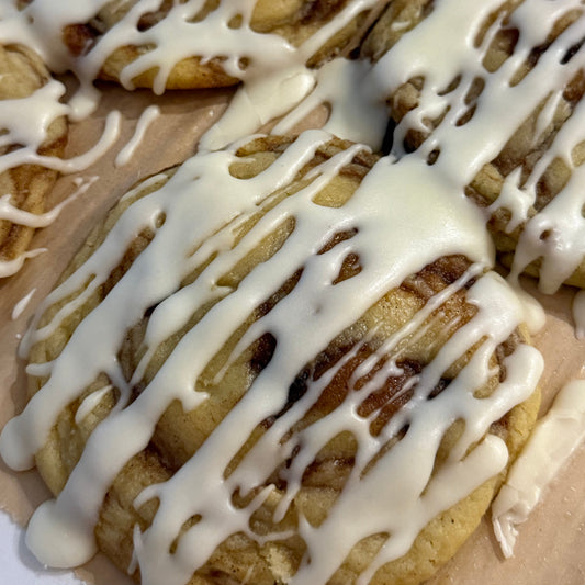 Cinnamon Roll Cookie — handmade cookie by Baked & Blessed Co.