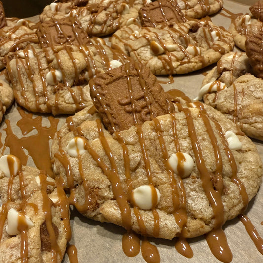 Cookie Butter Bliss Cookie — handmade cookie by Baked & Blessed Co.