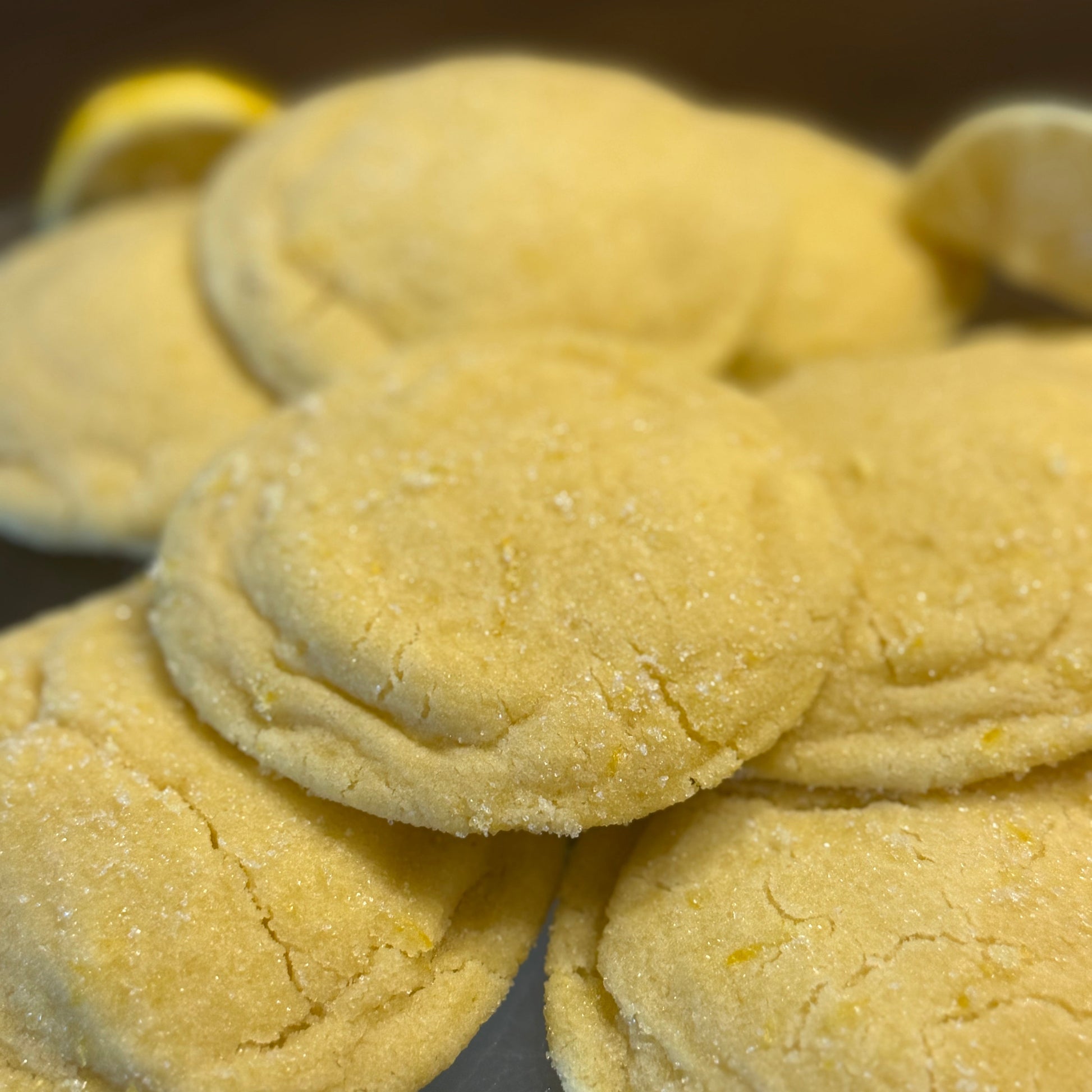 Lemon Sugar Cookie — handmade cookie by Baked & Blessed Co.
