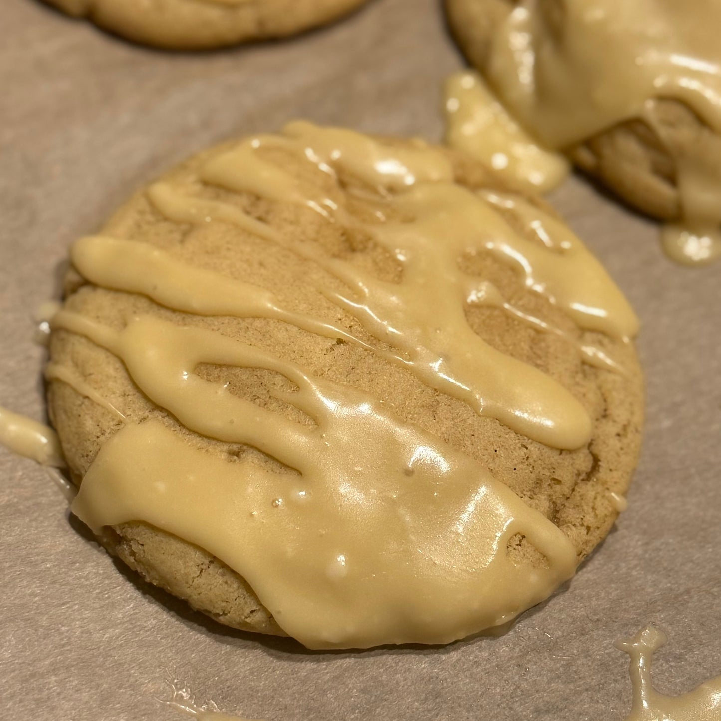 Maple Brown Sugar Cookie — handmade cookie by Baked & Blessed Co.