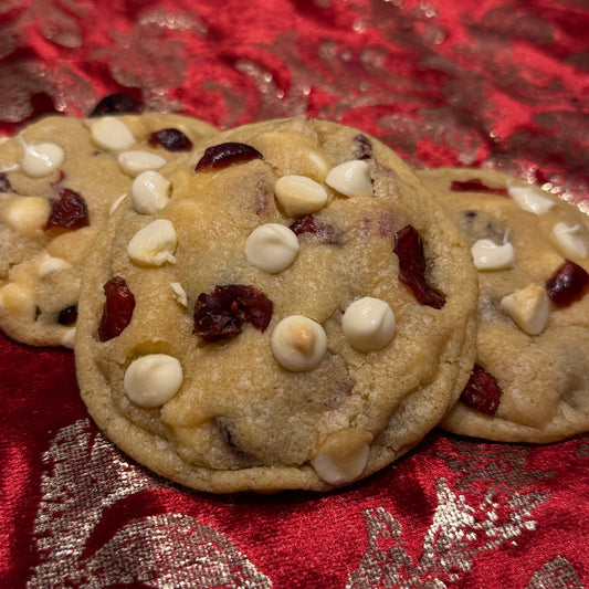 White Chocolate Cranberry Cookie — handmade cookie by Baked & Blessed Co.

